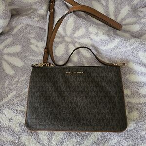 Michael Kors Dark Brown Crossbody Bag